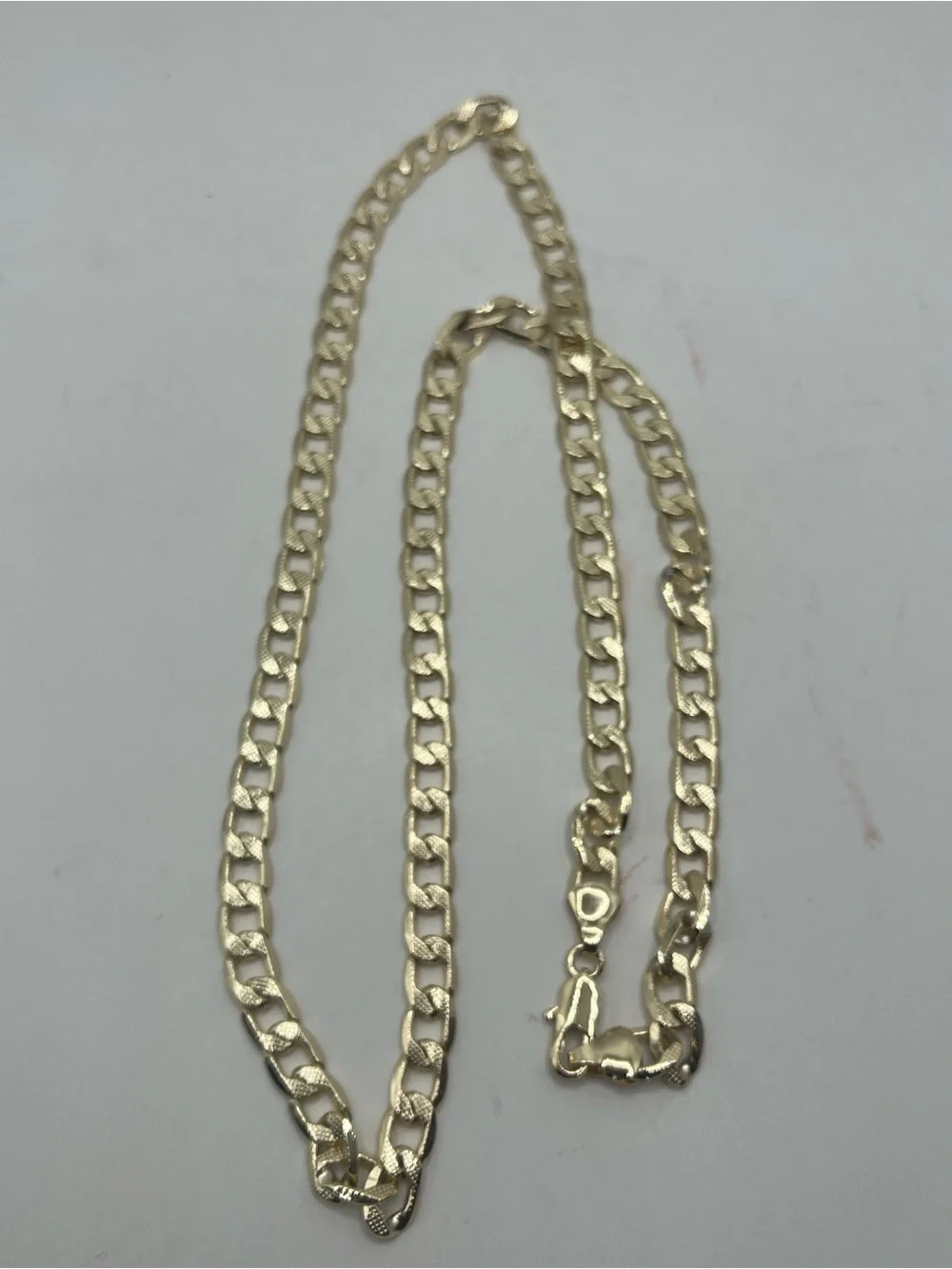 Gold filled Gold-Tone Figaro Chain Necklace unisex 26”inches